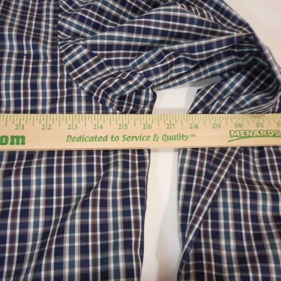 Duluth Trading Men's size XL Tall Wrinkle Fighter Button Down Casual Plaid Shirt - Picture 5 of 8